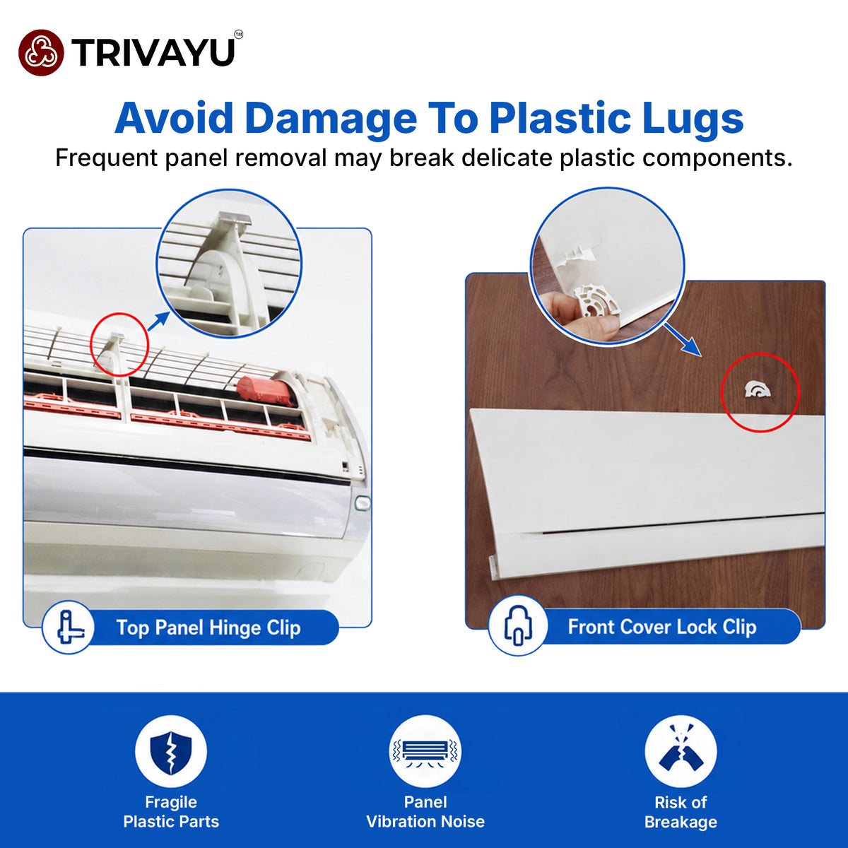 Trivayu Split AC Filter Foam for Dust & Odour Control | Reusable, Washable & Easy to Install